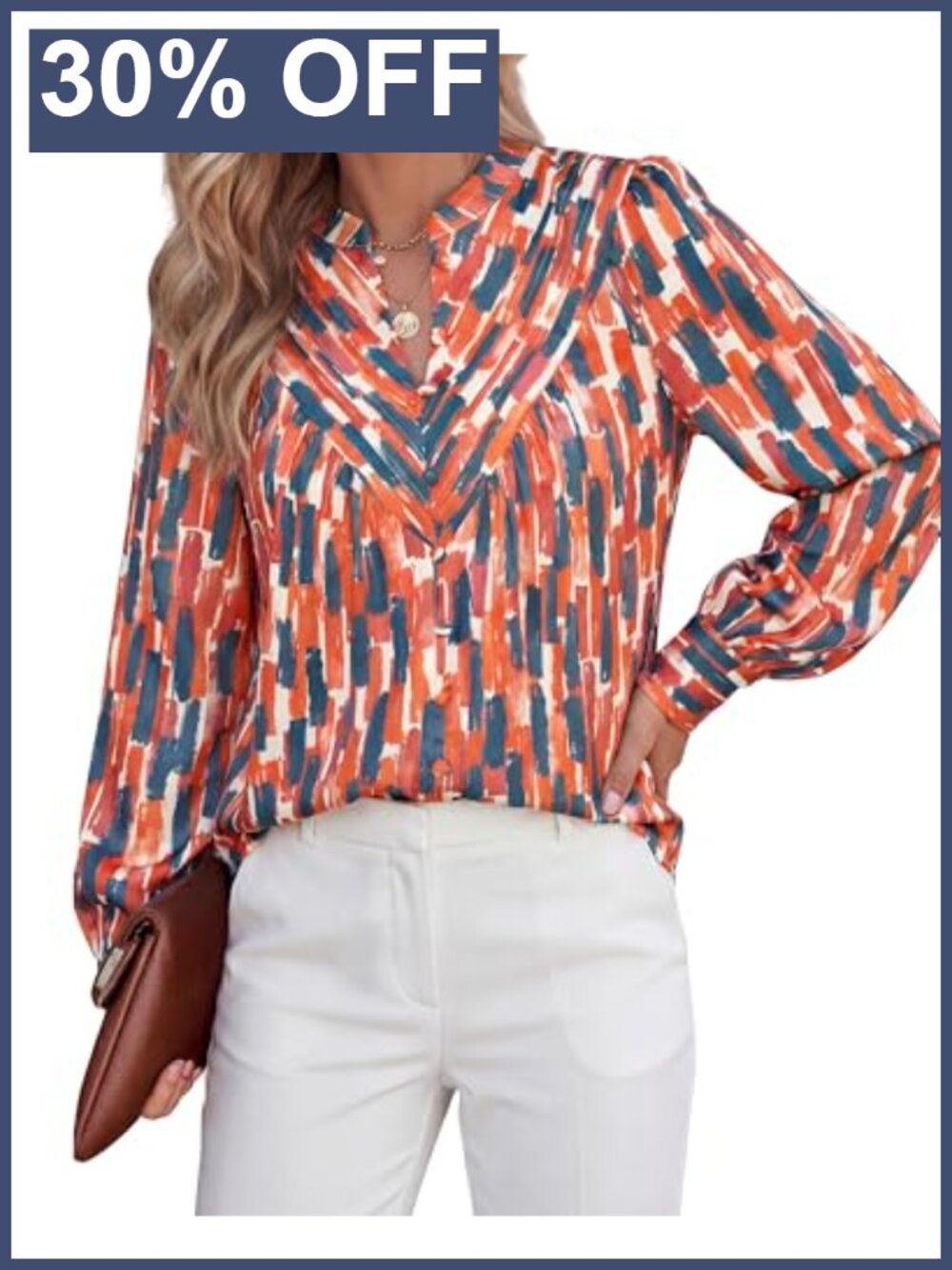 Womens Boho Floral V Neck Long Sleeve Half Button Down Shirt